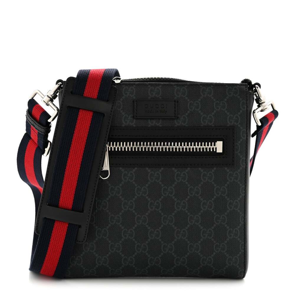 Gucci Gg Supreme Web Small Flat #254731G85B